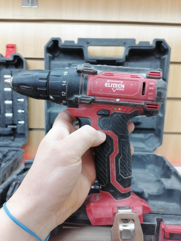 Шуруповерт Elitech ДА 12СЛ Промо