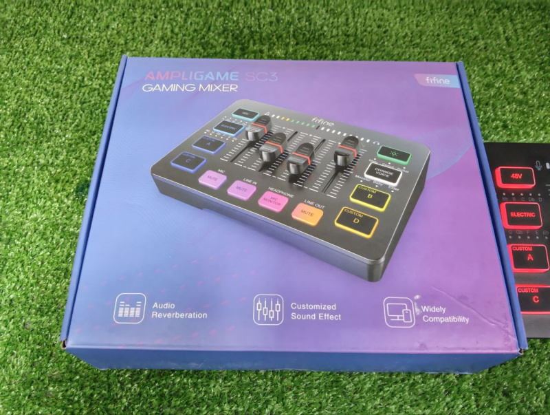 Цифровой микшерный пульт Ampligame Fifine SC3