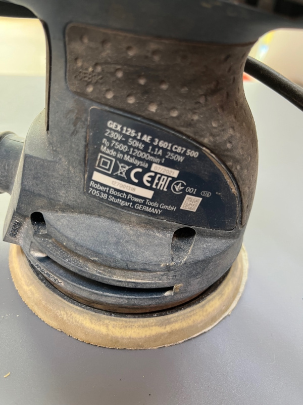 Шлифмашинка Bosch gex 125-1 ae